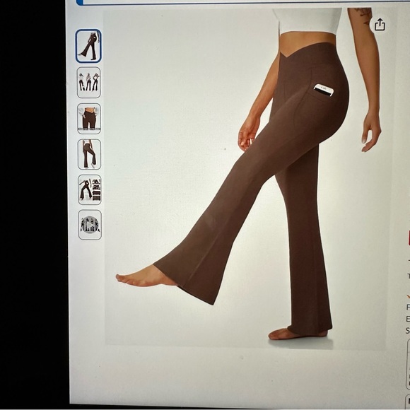 NEW 🆕 Flare Leg Yoga Pants - Picture 2 of 6